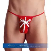 Moške tangice S-L z božično pentljo