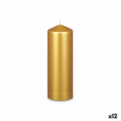 slomart sveča zlat 7 x 20 x 7 cm (12 kosov)