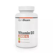 GymBeam Vitamin D3 2000 IU 240 kaps. bez okusa