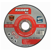 Raider RDP PRO 160120 Ploca za inox, 115x1.0x22.2mm