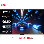 Smart TV TCL 98C735 98 4K ULTRA HD QLED WIFI