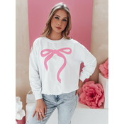 Bluza damska one size oversize SOFTTIE biała Dstreet