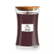 Woodwick Phantom Cherry mirisna svijeca s drvenim fitiljem 609,5 g