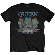 Queen Majica Tour 80 Unisex Black L