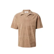 DAN FOX APPAREL Majica Leif  temno bež