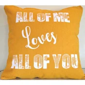 Jastucnica Love yellow 40x40 2060