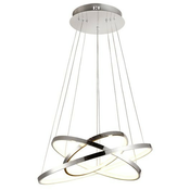 Lune Visilica Trostruki 60W LED 4000K Hrom