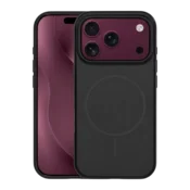 Ovitek za iPhone 17 Pro/18 Pro, silikonski MagSafe – črn