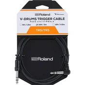 Roland PCS-10-TRA V-Drums Trigger 3 m Ravni - Kotni Instrumentalni kabel (Kot novo)