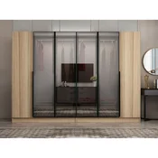 Hanah Home ormar sa reflektujucim staklom Nisa 20613, 270 cm, dore
