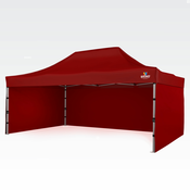 Paviljon vrtni 4x6m - plus 3 stene - Rdeča