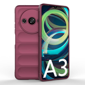 Techsuit – Magic Shield ovitek za Xiaomi Redmi A3 – bordo