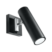 Sollux SL.0498 - Zidna spot svetiljka DIREZIONE 1xGU10/40W/230V crna