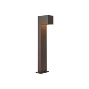 Zunanja svetilka rjave barve rje 65 cm vklj. LED IP64 z zatemnjeno svetlobo in solarno energijo - Charlene