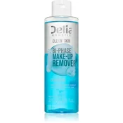 Delia Cosmetics Clean Skin dvofazni odstranjevalec ličil za obraz in predel okoli oči 200 ml