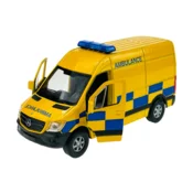 shumee WELLY MERCEDES-BENZ SPRINTER KOMBI REŠEVALNO VOZILO RUMENA 1:34 43730