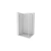 Mexen Lima zložljiva tuš kabina 95 x 90 cm, prozorna, krom - 856-095-090-01-00