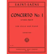 SAINT-SAENS:CONCERTO NO.1 OP.33 A MINOR CELLO AND PIANO