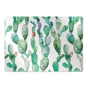 Decormat Podloga za stol Watercolor cacti 120x90 cm 2 cm