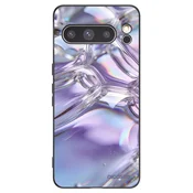 Silikonski črni ovitek za Google Pixel 8 Pro - Iridescent bubbles
