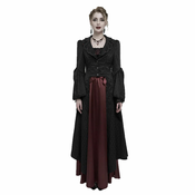 Ženski plašč DEVIL FASHION - Gothic Flared Sleeved Beaded Long - ECT012
