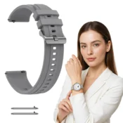 Pašček za Huawei Watch GT4/GT5/GT6 41 mm z vzmetnimi zatiči, siv 18 mm