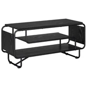 vidaXL TV stojalo 98 x 36 x 45 cm Črni hrast Inženirski les