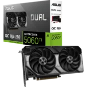 Asus graficka kartica GeForce RTX 5060 Ti, 8GB, GDDR7, 128-bit, 3x DP, 1x HDMI, dvostruka