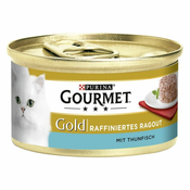 36 + 12 gratis! Gourmet Gold 48 x 85 g - Rafinirani ragu: tuna