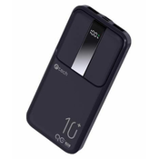 C-Tech Powerbank 10000mAh, Li-Pol, 22,5W, USB-C/USB-A/micro USB