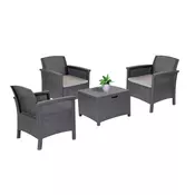 Set vrtnega pohištva Venus Trio grafit