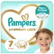Pampers pelene premium MB 7 ex.large 15+kg 64kom