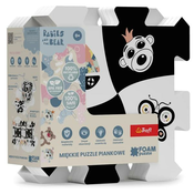 Trefl penaste puzzle Črno-bela živalstva