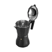Talijanska Moka za Kavu Fagor TIRAMISU 12 Crna Aluminij 12 Tasites