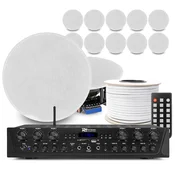SET Kompletno ozvočenje 12 X Vgradni zvočnik NCSS5 & Ojačevalnik 6 Zone