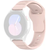 Univerzalen silikonski pas Techsuit W050 20mm za pametne ure - roza