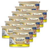 Pločevinka Gourmet GOLD - pašteta s piščancem, 12x85g, 9+3 GRATIS