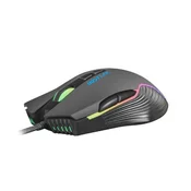 NATEC FURY HUSTLER Gaming miš, Opticki, 6400 DPI, USB, Crni