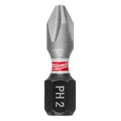 Milwaukee vijačni nastavek Shockwave PH2 25mm, 3kos