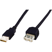 Digitus USB 2.0 Podaljšek [1x USB 2.0vtič A - 1x USB 2.0 vtičnica A] 5 m črna Digitus