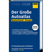 ADAC Der Große Autoatlas 2025/2026 Deutschland und seine Nachbarregionen 1:300.000