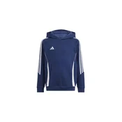 Dječja majica s kapuljačom adidas Tiro 24 Hooded Sweat temno modra IR7504 152cm