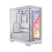 Corsair - Kuciste Corsair 3500X RS-R ARGB White, CC-9011323-WW