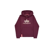 ALPHA INDUSTRIES Pulover Basic bež/temno rdeča