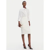 Elisabetta Franchi Srajca CA-141-61E2-V390 Bela Regular Fit