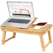 SONGMICS adjustable bamboo laptop table LLD01N