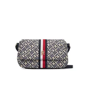 Tommy Hilfiger Ročna torba Th Jacquard Ess Crossover AW0AW19066 Modra