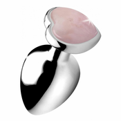 Gemstones – Large Anal Plug Heart - Roza
