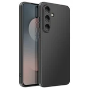 OEM Mayaxess, Mehak silikonski ovitek za Galaxy S25 FE, Črna, (5000274206)