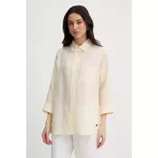 Weekend Max Mara Srajca Panetto 2615111102 Rumena Relaxed Fit